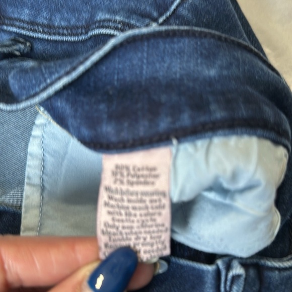 Juicy Couture denim jeans size 18 Dark Wash - Picture 4 of 6